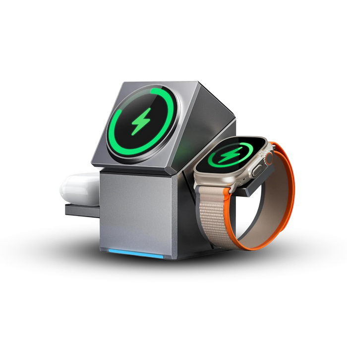 FastVolt™ - 3 In 1 Magnetic Wireless Charger