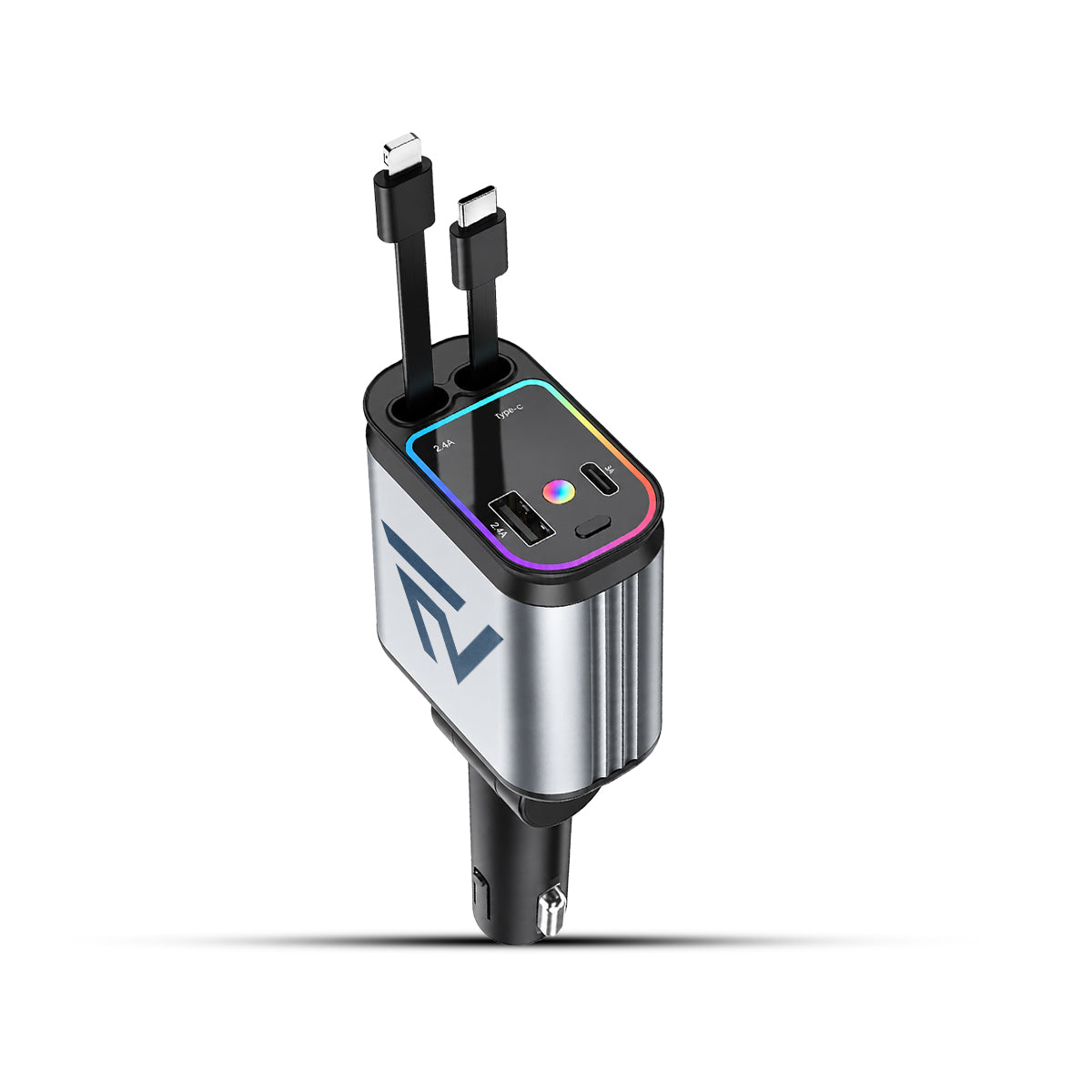 FastVolt™ - 4 In 1 Retractable Car Charger