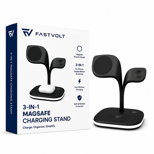 FastVolt™ 3-in-1 Magsafe Charging Stand with LED Light