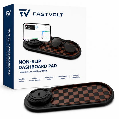 FastVolt™ Car Dashboard Non-Slip Pad with Retractable Phone Stand