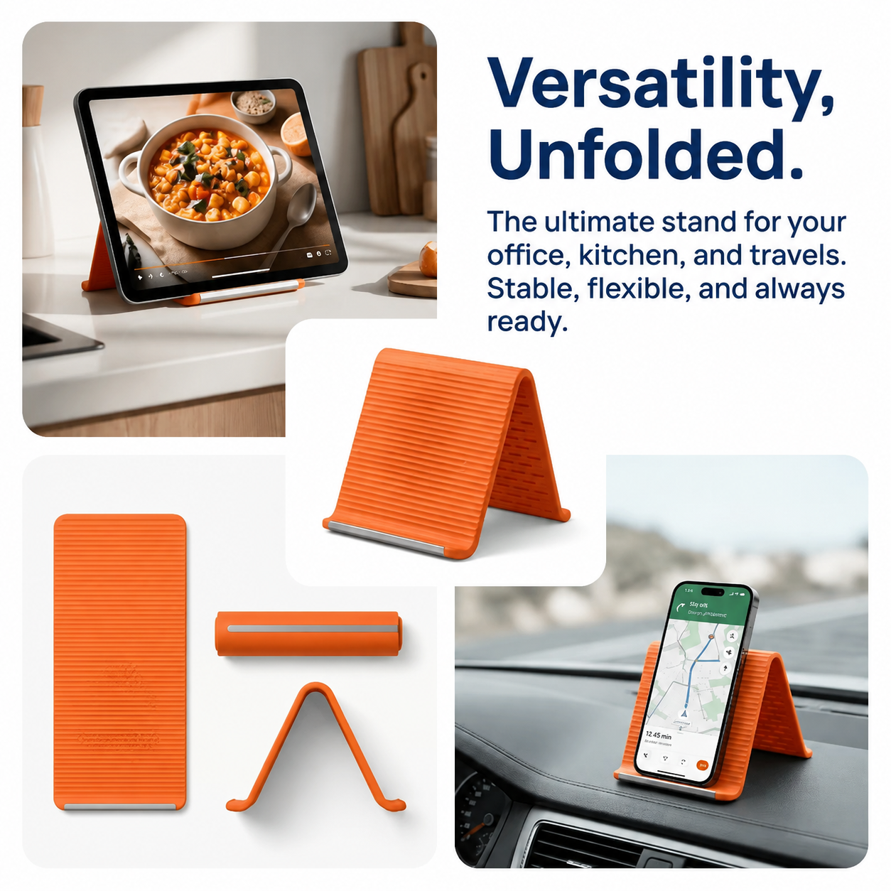 Flexible Silicone Phone Stand Holder