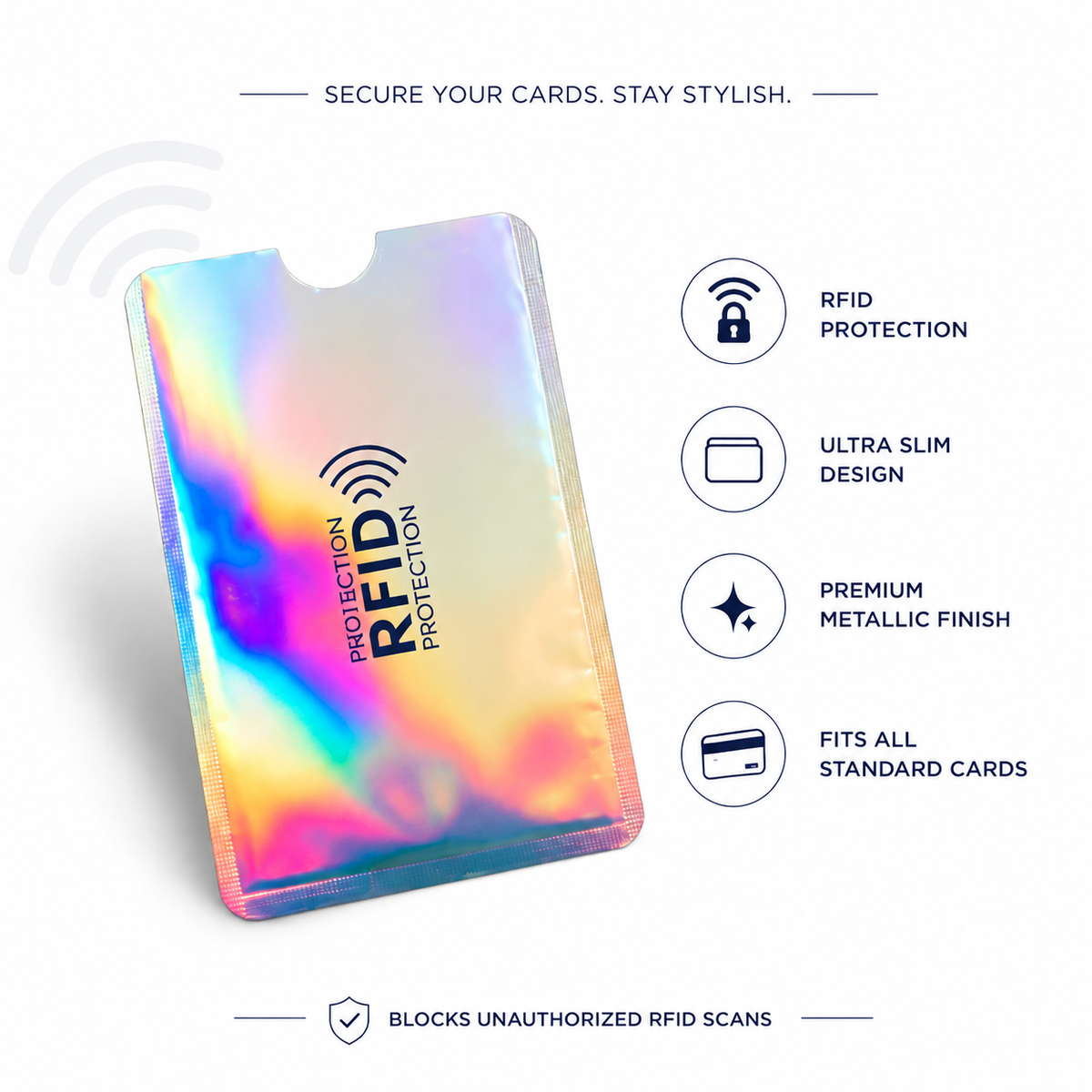FastVolt™ Premium RFID Card Holder — (Box of 11)