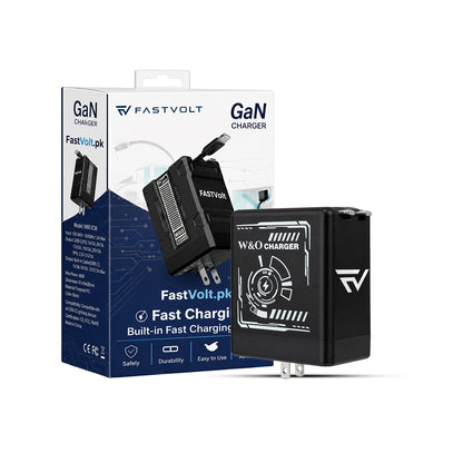 FastVolt 2-in-1 Retractable Fast GaN Charger Cable