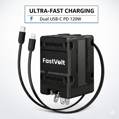 FastVolt Retractable Cable Compatibility - Works with Samsung Xiaomi OPPO Vivo