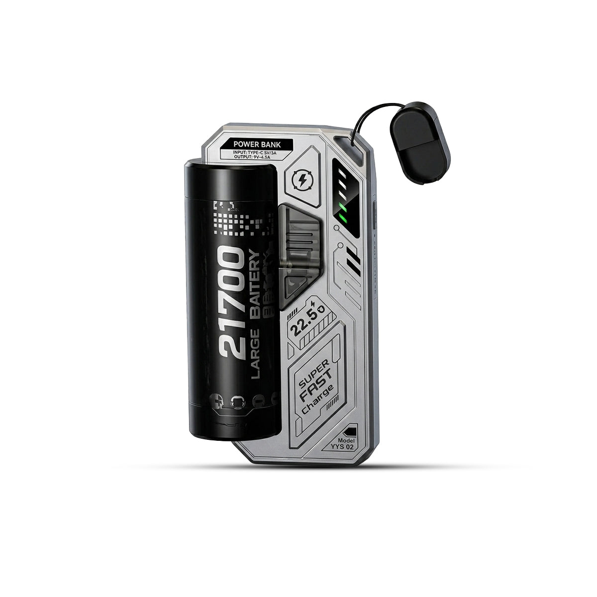 FastVolt™ 21700 Large-Capacity Mobile Power Charger
