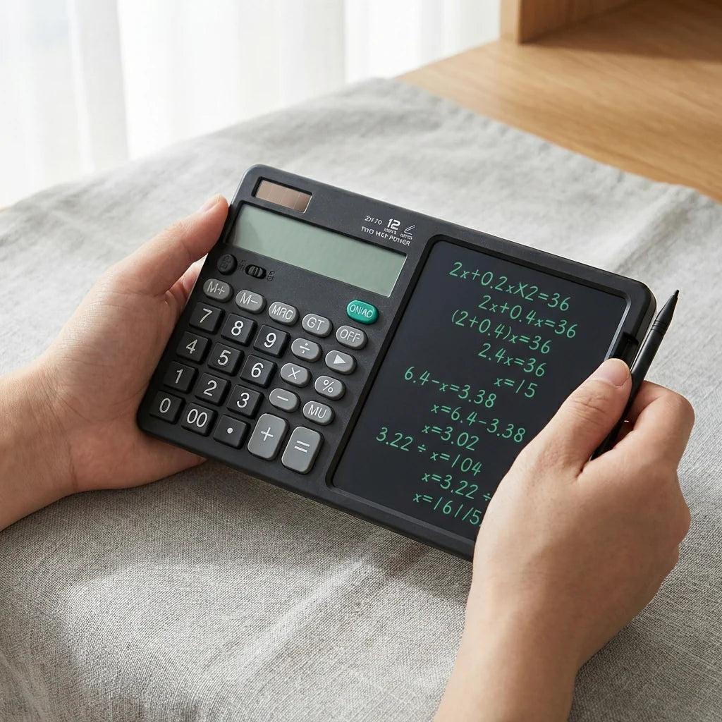 FastVolt™ - 2 In 1 Calculator & Writing Pad