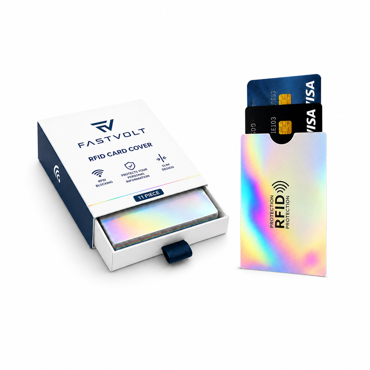 FastVolt™ Premium RFID Card Holder — (Box of 11)