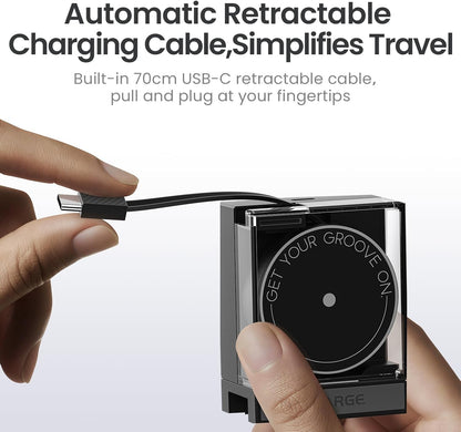 FastVolt™ Retractable 65W USB C Charger