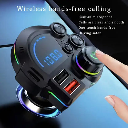 FastVolt AirLink™ 3 in 1 Bluetooth Car Adapter